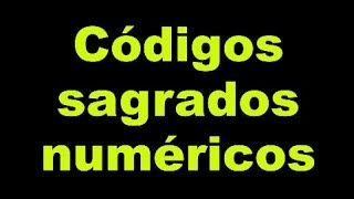 Usa estos códigos sagrados numéricos para atraer lo que deseas Códigos [upl. by Oiluj]