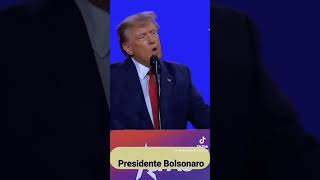 Presidente Trump e Presidente Jair Bolsonaro no CPAC [upl. by Yrogerg]