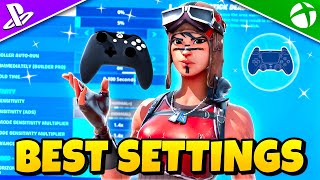 NEW BEST Controller SETTINGS  Sensitivity in Chapter 5 Fortnite Tutorial [upl. by Brocklin]