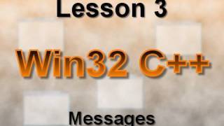 C Win32 Lesson 3 Messages [upl. by Dermott815]