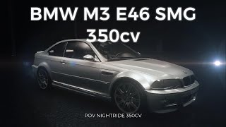 💥¡POV GoPro BMW M3 E46 SMG 350CV en AUTOPISTA 😱💥 ¡Mira lo que PASA de NOCHE Logitech G29 Assetto [upl. by Penthea]