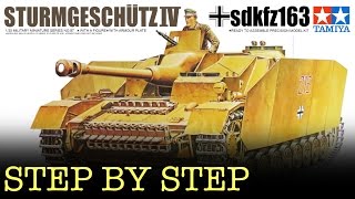 1 Sturmgeschütz IV  StuG IV Tamiya  Step by Step  Paso a Paso [upl. by Anawyt452]