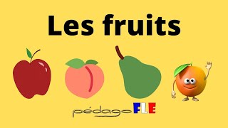 Frances para NIÑOS  Las Frutas [upl. by Otrebmuh]