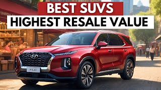 Top 7 SUVs With Highest Resale Value In 2024 [upl. by Nrubloc]