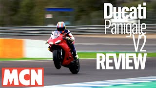 Ducati Panigale V2 review  MCN  Motorcyclenewscom [upl. by Schaffel356]