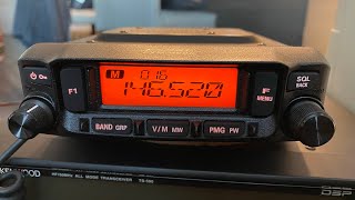 Yaesu FTM6000R audio [upl. by Ztirf]