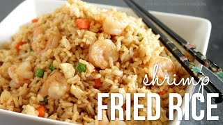 How to Make Shrimp Fried Rice Chinese Fried Rice Recipe [upl. by Yenobe]