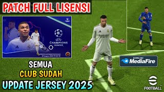 UPDATE PATCH UCL TERBARU 😱 Cara Pasang Patch eFootball 2024 Mobile Full Lisensi [upl. by Ggerk]