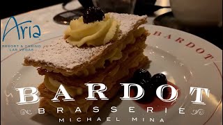 Vegas Restaurant Review  Bardot Brasserie  ARIA Resort amp Casino [upl. by Pacian]