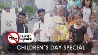 Traffic Mic us spending the Childrens day with these beautiful souls  ලෝක ළමා දින සැමරුම  🎤🎸🎵 🔊🤣 [upl. by Evars]