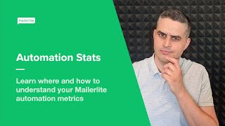 Automation stats  How to use and understand Automation Reports in MailerLite [upl. by Shepard]