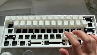 Gateron Yellow Unlubed vs Lubed GK61 GK61X [upl. by Neirual425]