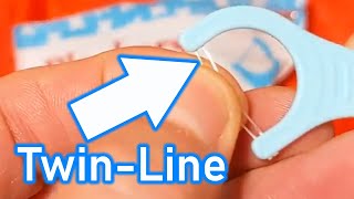 Review Plackers TwinLine Dental Floss Picks Best Easiest Way to Floss [upl. by Aney621]