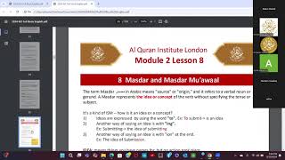 M2 L8 Masdar amp Masdar Muawal 29 Sept24 [upl. by Karil]