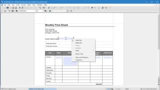 WordPerfect X8  Use a template to create a PDF Form [upl. by Artinad]