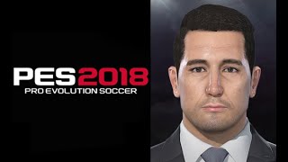 COMO CREAR A LIONEL SCALONI EN PES 2018  HOW TO CREATE LIONEL SCALONI PES 2018 [upl. by Ecirum]