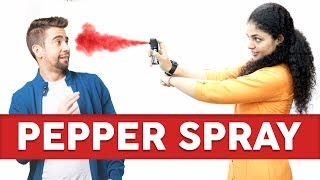 Pepper Spray Review  Pepper Spray Self Defence [upl. by Nylrehs324]