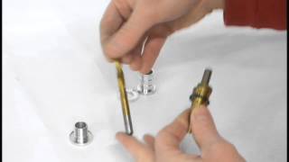 Self Sealing Screw Fitting  Hard Material Fitting Video [upl. by Nilecoj]