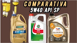 Comparativa 5w40 Api SP Acea A3B4 Ravenol Castrol Total Resultados de viscosidad [upl. by Krid683]