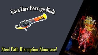 Kuva Zarrs Barrage Mode is Awesome  Warframe Disruption Showcase [upl. by Nosna]