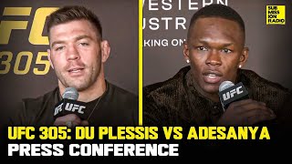 UFC 305 Du Plessis vs Adesanya Press Conference [upl. by Aiveneg]