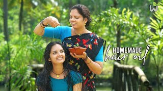 Homemade hair oil  Natural Home Remedies  Traditional hair oil for insane hair growth [upl. by Akimrehs]