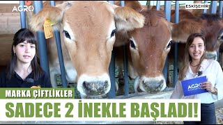 2 Yerli İnekle Başladı Jersey Çiftliği Kurdu  Marka Çiftlikler [upl. by Alanah]