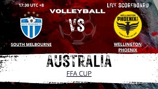 South Melbourne VS Wellington Phoenix AUSTRALIA FFA Cup LIVESCORE [upl. by Hartzell]