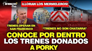 ASI SON POR DENTRO LOS TRENES DONADOS POR CALTRAIN quot NOS SON CHATARRA CON DICEN LOS ZURDOSquot [upl. by Anaer]