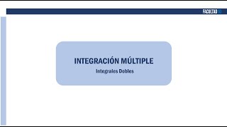 INTEGRALES DOBLES  INTRODUCCIÓN [upl. by Marley]