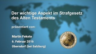 Der wichtige Aspekt im Strafgesetz des Alten Testaments [upl. by Brass921]