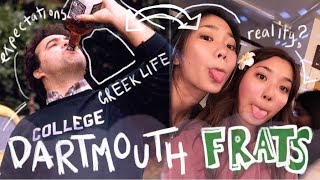 Come Fratting with Me at Dartmouth 🍻REALITY of frat parties [upl. by Attenreb]