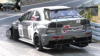 1100Hp LANCER EVO X Monster  Crazy ONBOARD New Record [upl. by Waldron]