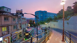 4K SEOUL Walking on the Old Residential Street Behind Hanyang University in Seoul [upl. by Yelda]