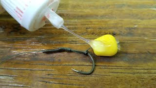 New Carp Fishing Bait  Catching carp from Bank with Sweet Corn Gel [upl. by Azar]