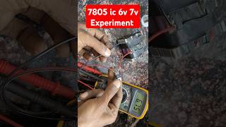 7805 ic Regulator Experiment with testing  Electronics Verma [upl. by Bertelli]