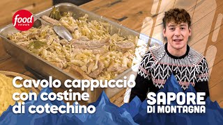 Cavolo Cappuccio con Costine e Cotechino incucina con Davide Zambelli [upl. by Asiuqram]