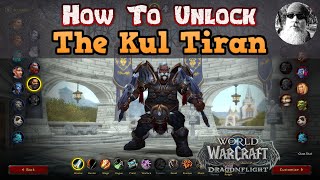 How To Unlock The Kul Tiran Race  A Beginners Guide to World of Warcraft in 2024 [upl. by Noit]