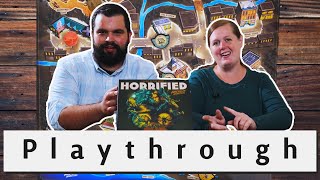 Horrified American Monsters Playthrough Board Game Knights of the Round Table [upl. by Ynavoeg526]