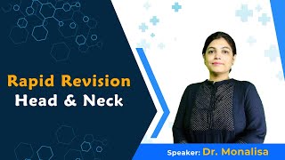 Anatomy of Head amp Neck Rapid Revision  Dr Monalisa [upl. by Annmaria]