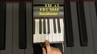 Bassthoven Piano Tutorial piano easypianotutorial kyleexum [upl. by Bobby]