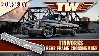 Squarebody Frame Crossmember Install [upl. by Cassandre484]