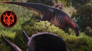 Iggy puts up a GREAT Fight 🔥 Path of Titans Iguanodon Gameplay [upl. by Balthazar]