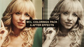 MBL COLORINGS PACK amp AFTER EFFECTS [upl. by Costin]