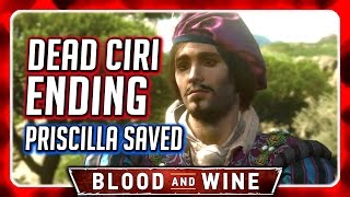 Witcher 3 🌟 BLOOD AND WINE 🌟 Dead Ciri Ending  Dandelion Visit Epilogue  Priscilla Saved [upl. by Mazur]