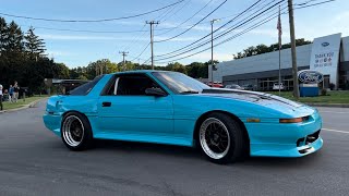 Cars Accelerating amp Doing Burnouts Leaving A Car Show  Thunder In Upstate Car Show 2023 [upl. by Inus]