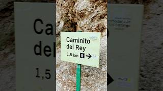 El Caminito del Rey Malaga Spain  tunnel Hike dangerous path on a cliff hike spain elcaminito [upl. by Lleral]