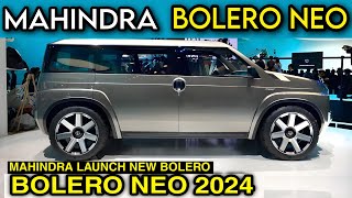 2024 MAHINDRA BOLERO NEO 9 SEATER Launch ALL DETAILS [upl. by Sonnnie]