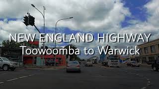 NEW ENGLAND HIGHWAY  Toowoomba to Warwick [upl. by Cut]