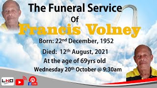 The Funeral Service of Francis Volney [upl. by Aicxela]